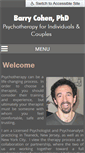 Mobile Screenshot of barrycohenphd.com